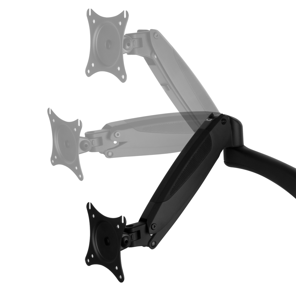 Desk Mount Gas Spring Dual Monitor Arm ARCTIC Z2-3D (Gen 3) Infinitely Adjustable
