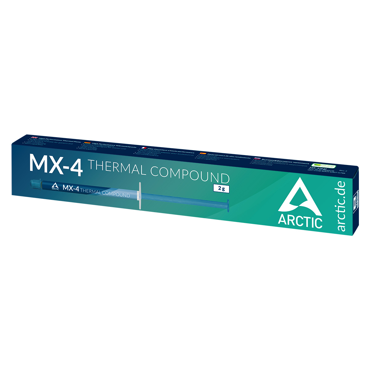 Hochleistungs-Wärmeleitpaste ARCTIC MX-4 (2 g) Produktverpackung Vorderansicht