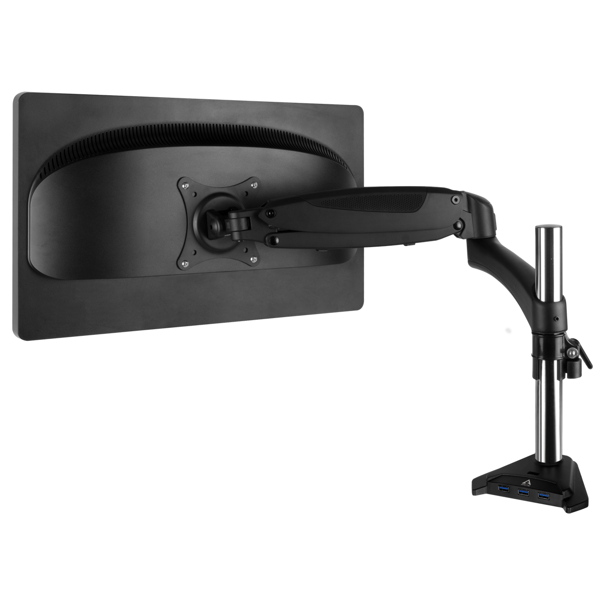 Monitor with Desk Mount Gas Spring Monitor Arm ARCTIC Z1-3D (Gen 3)