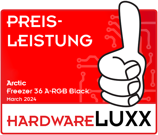 Hardwareluxx Freezer 36 award