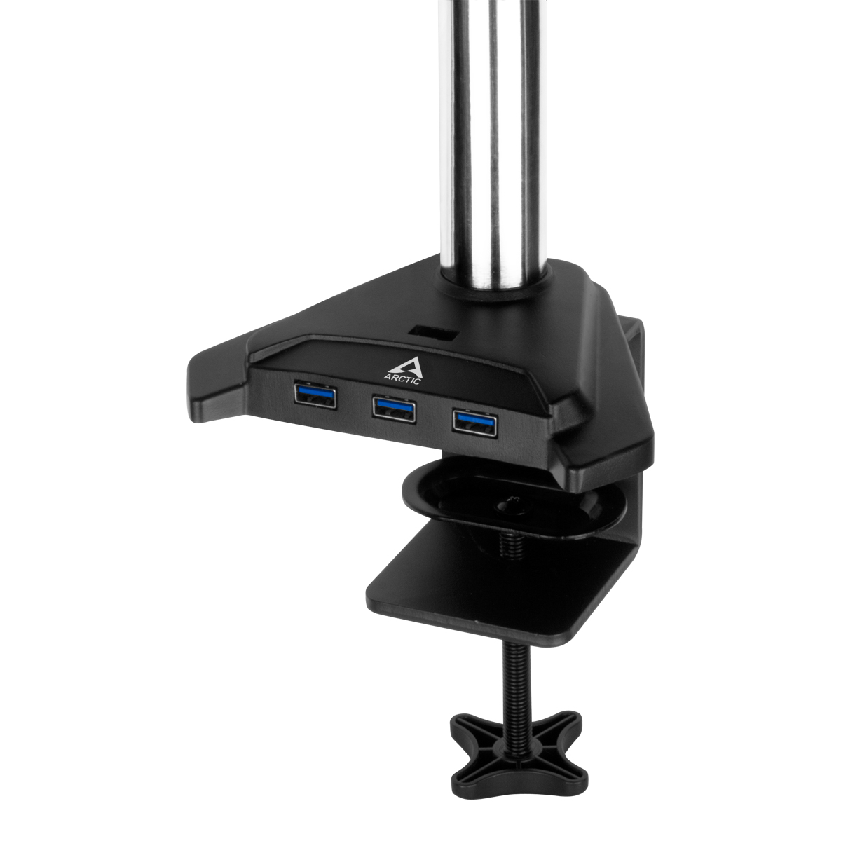 Monitorarm mit SuperSpeed USB-Hub ARCTIC Z1 Pro (Gen 3) Detailansicht Tisch-Klammer