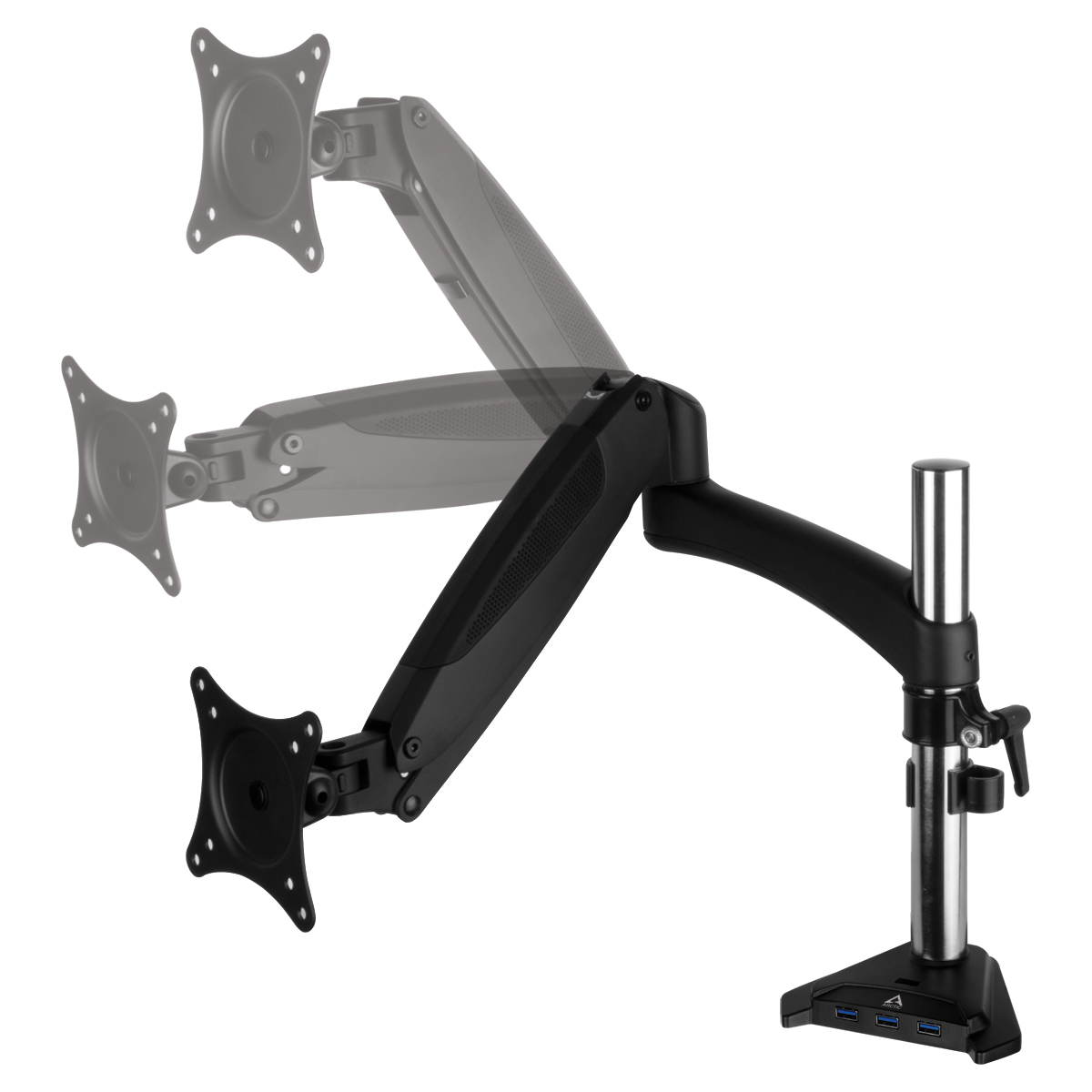 Desk Mount Gas Spring Monitor Arm ARCTIC Z1-3D (Gen 3) Infinitely Adjustable