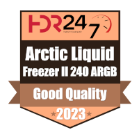 NEW VERSION 2023 REV 3 Arctic Liquid Freezer II - 240 A-RGB Intel / AMD  Compatible, 240mm Radiator, 2x12cm P12 PWM Fan, Liquid CPU Cooler  ACFRE00093A 