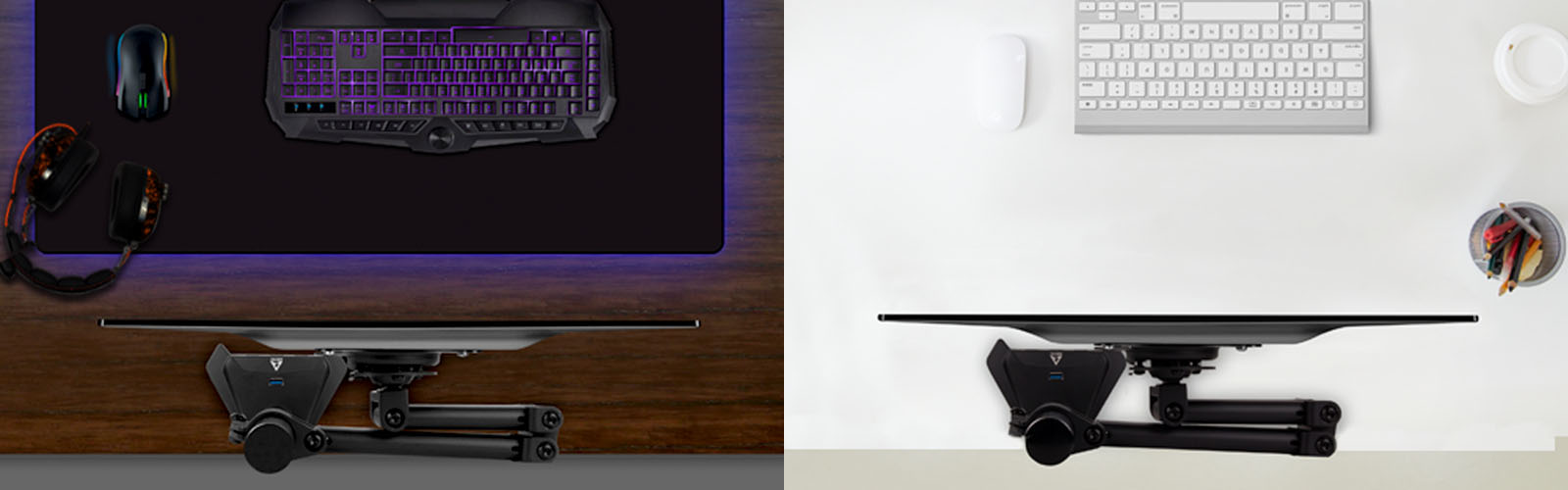 Z1 Pro (Gen 3) | Desk Mount Monitor Arm with SuperSpeed USB Hub 