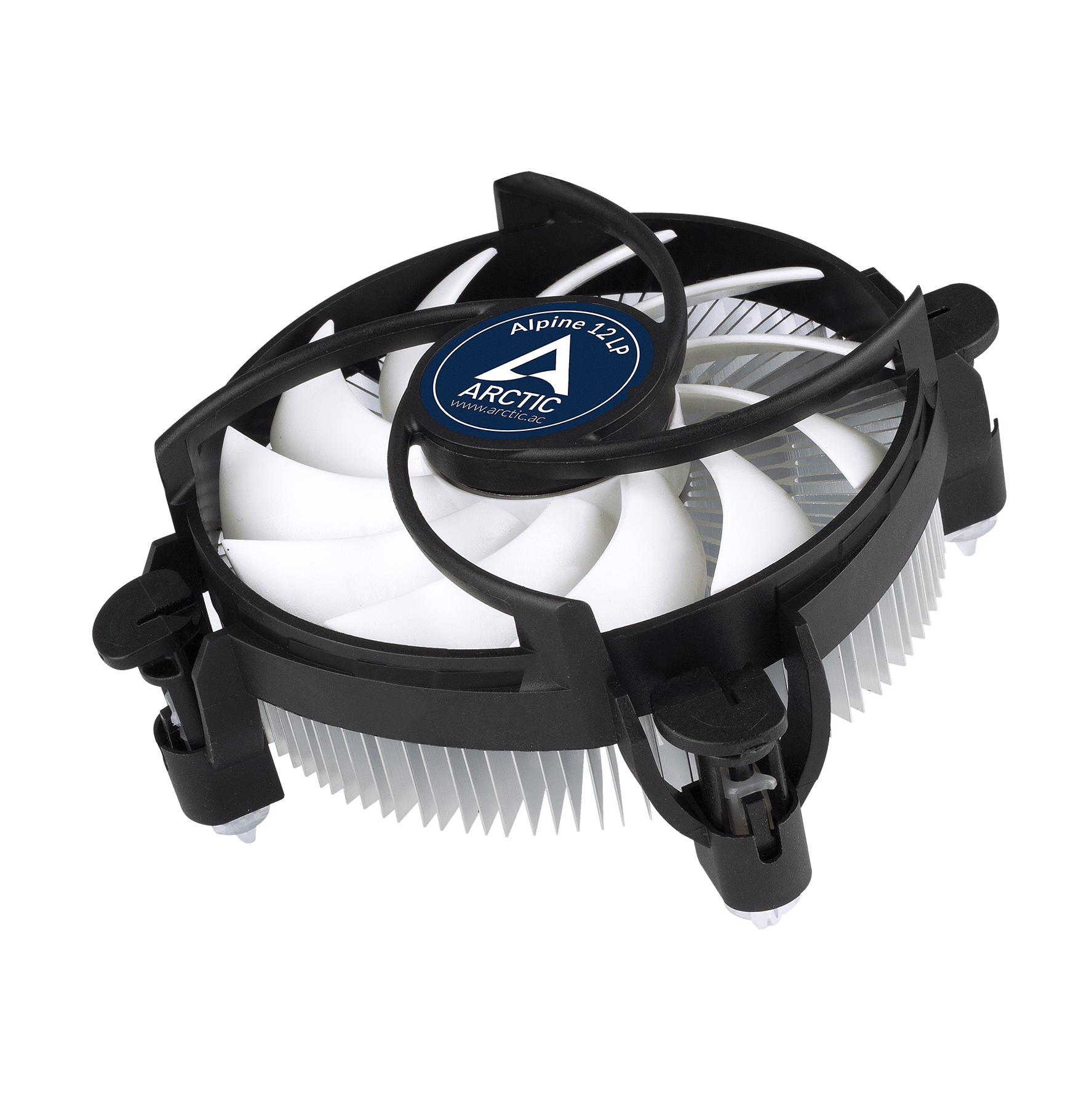 ARCTIC Alpine 64 Plus Patented Anti-Vibration System Arctic Cooling UCACO-AP60301-BUA01 90 Watts Low Noise CPU Cooler for AMD AM4 Sockets with Patented Fan Holder