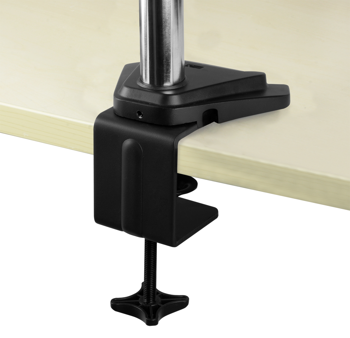 Monitorarm mit Gasfeder ARCTIC Z1-3D (Gen 3) Detailansicht Tisch-Montage Klammer geöffnet
