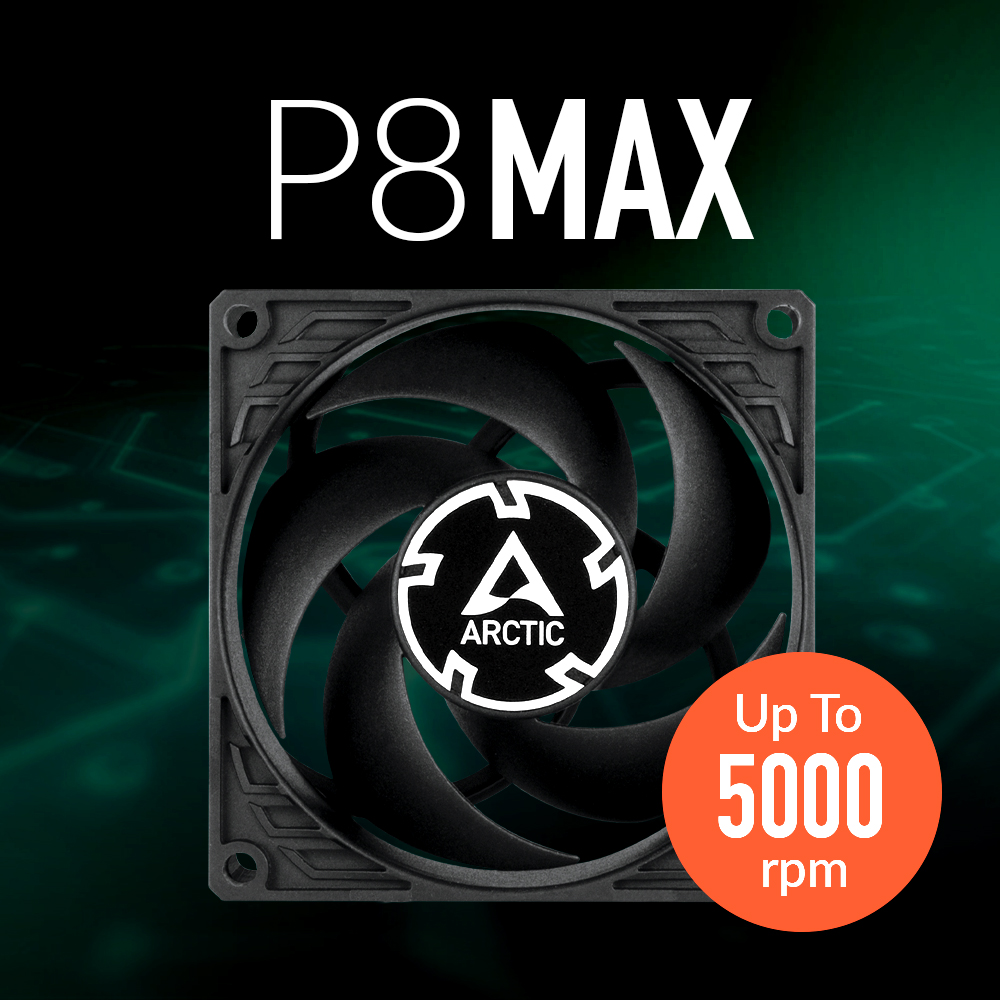 PR, ARCTIC introduces new P8 Max Fan